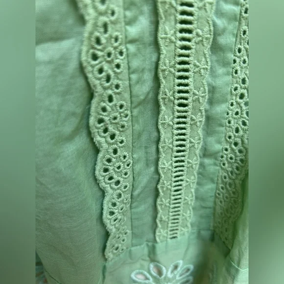 Farm Rio eyelet blouse. NWOT - Picture 5 of 11